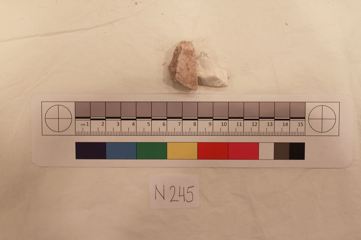 Stucco Fragment, Stucco; carved