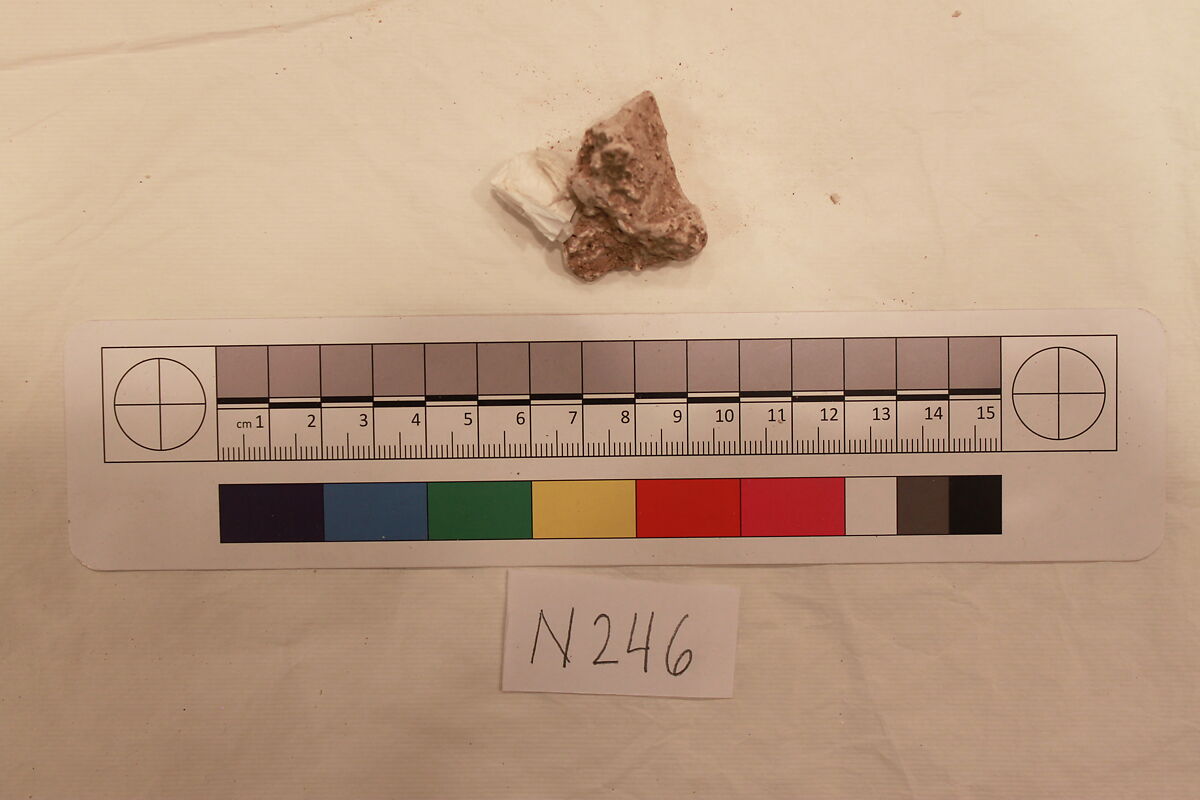 Stucco Fragment, Stucco; carved