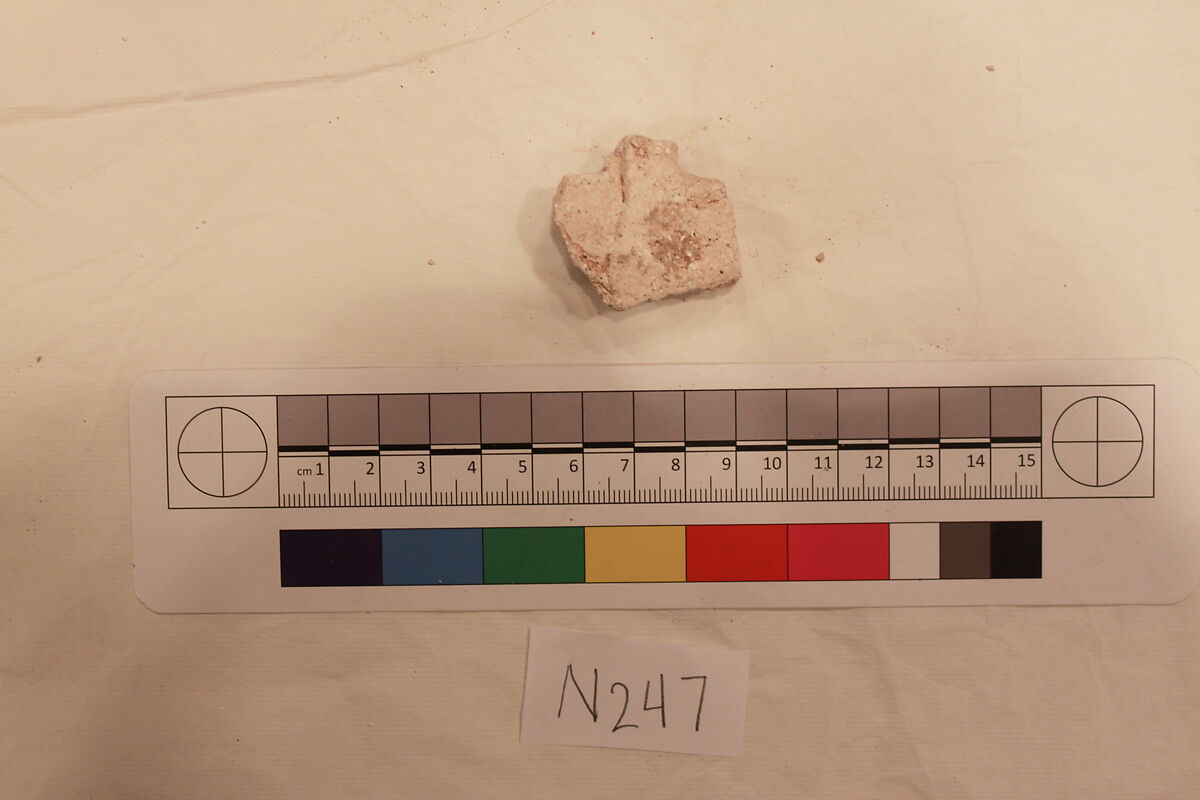 Stucco Fragment, Stucco; carved