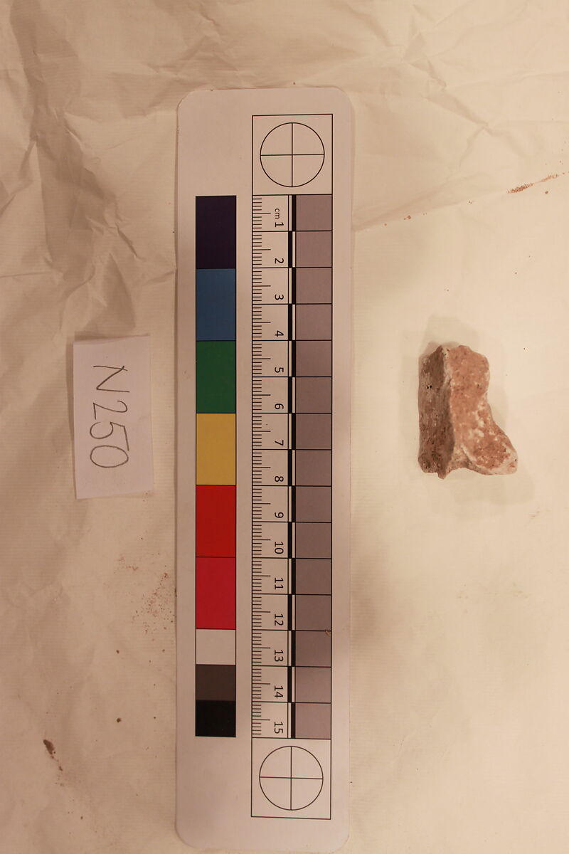 Stucco Fragment, Stucco; carved