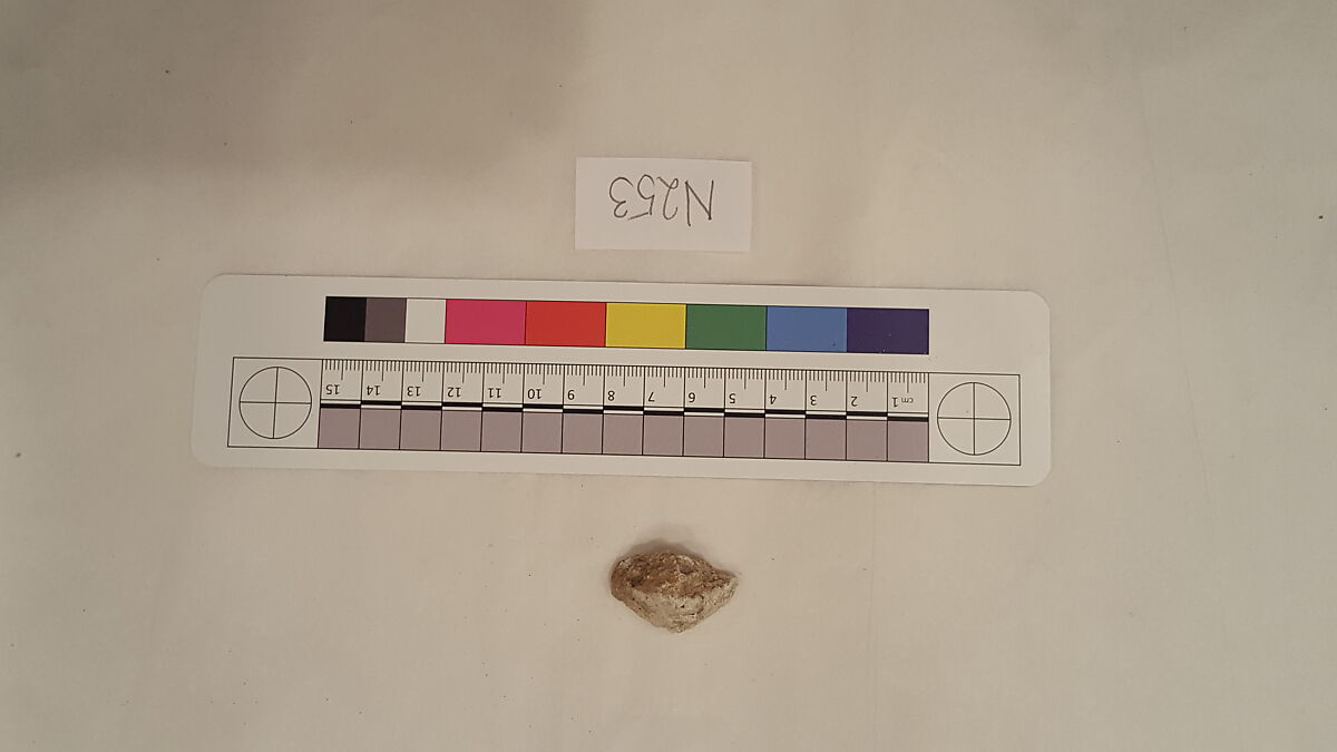 Stucco Fragment, Stucco; carved