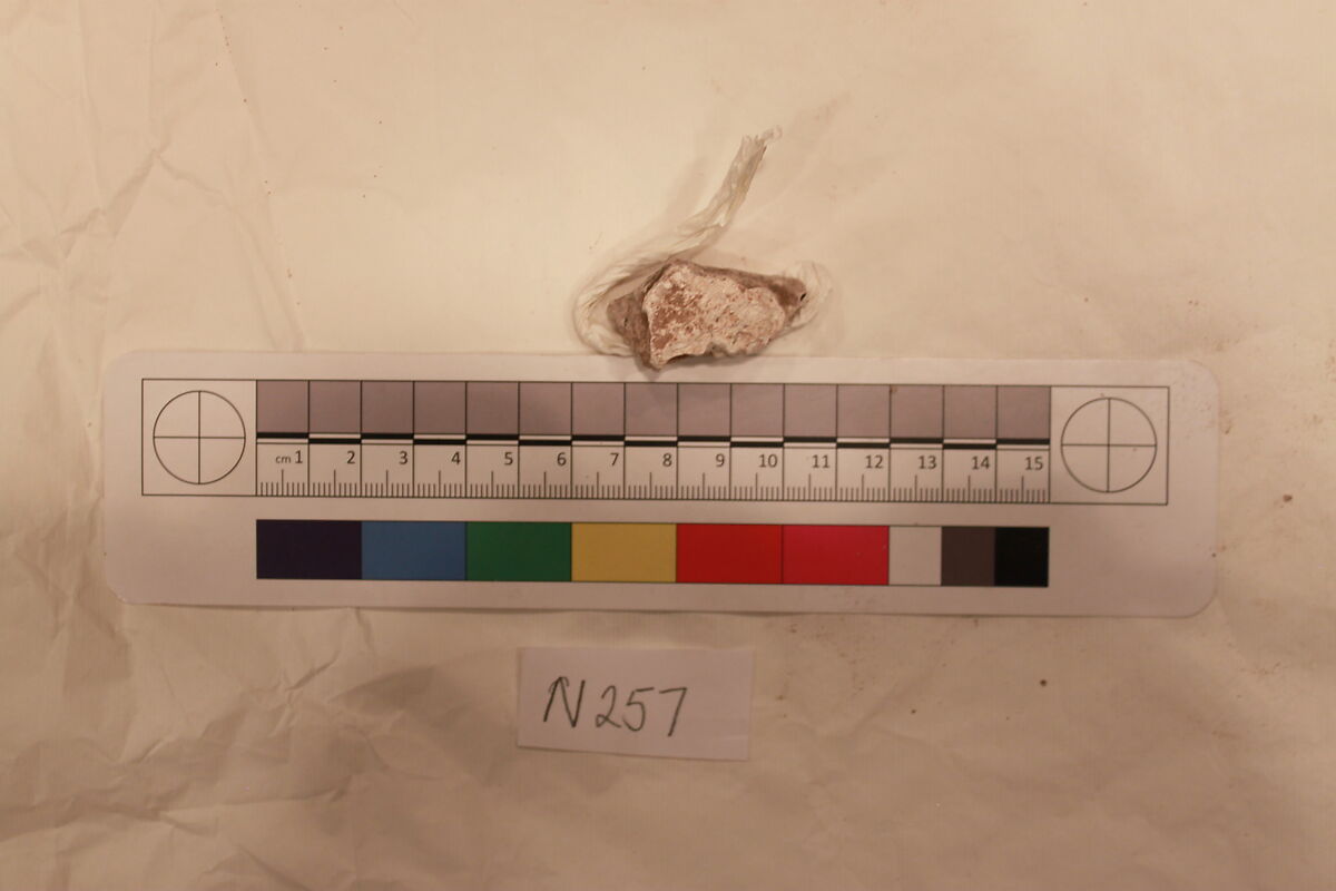 Stucco Fragment, Stucco; carved