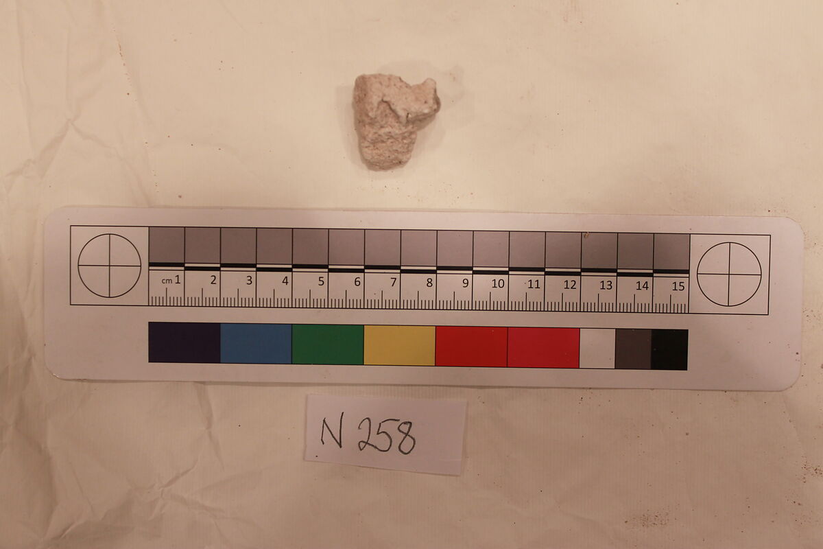 Stucco Fragment, Stucco; carved