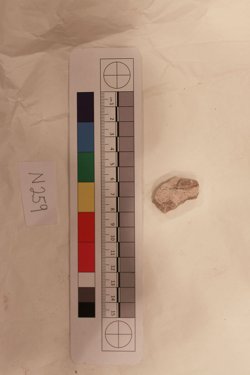 Stucco Fragment, Stucco; carved