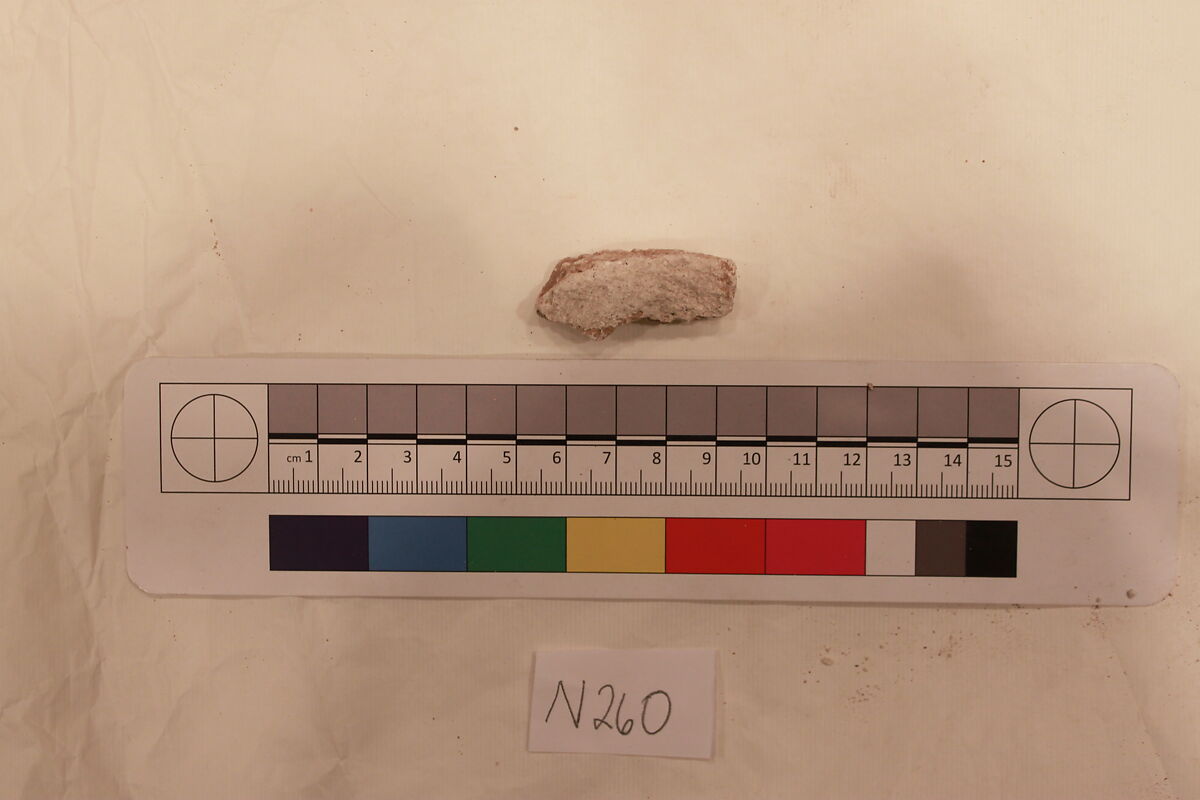 Stucco Fragment, Stucco; carved