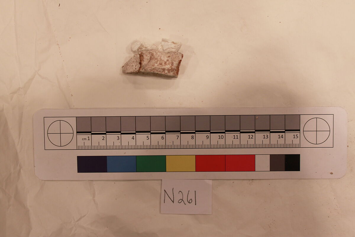 Stucco Fragment, Stucco; carved