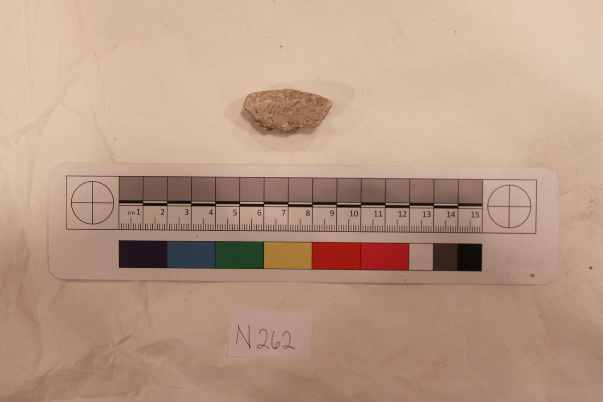 Stucco Fragment, Stucco; carved