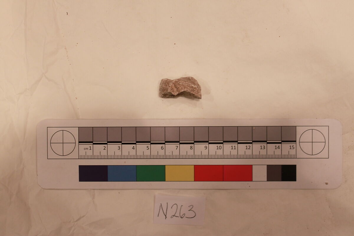 Stucco Fragment, Stucco; carved 
