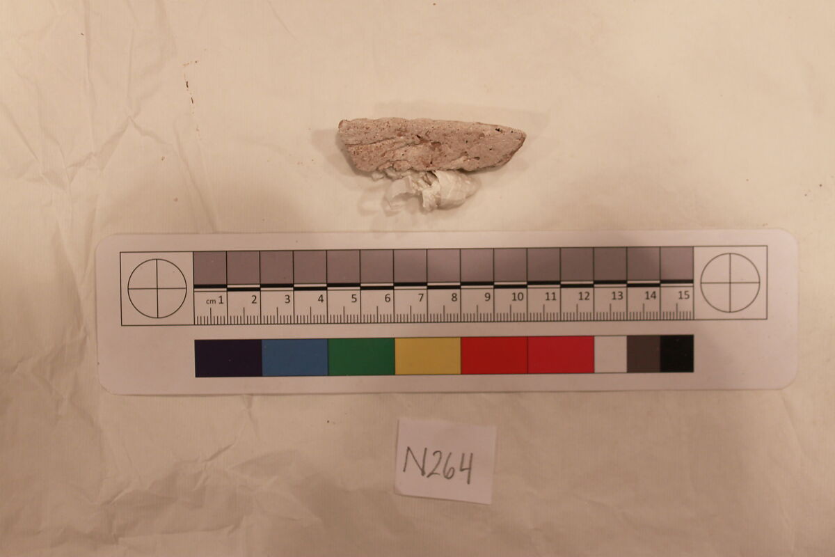 Stucco Fragment, Stucco; carved