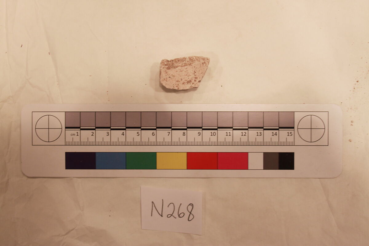 Stucco Fragment, Stucco; carved