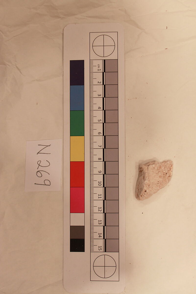 Stucco Fragment, Stucco; carved