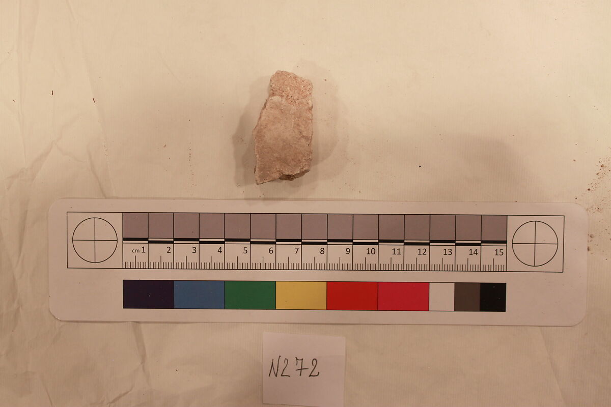 Stucco Fragment, Stucco; carved