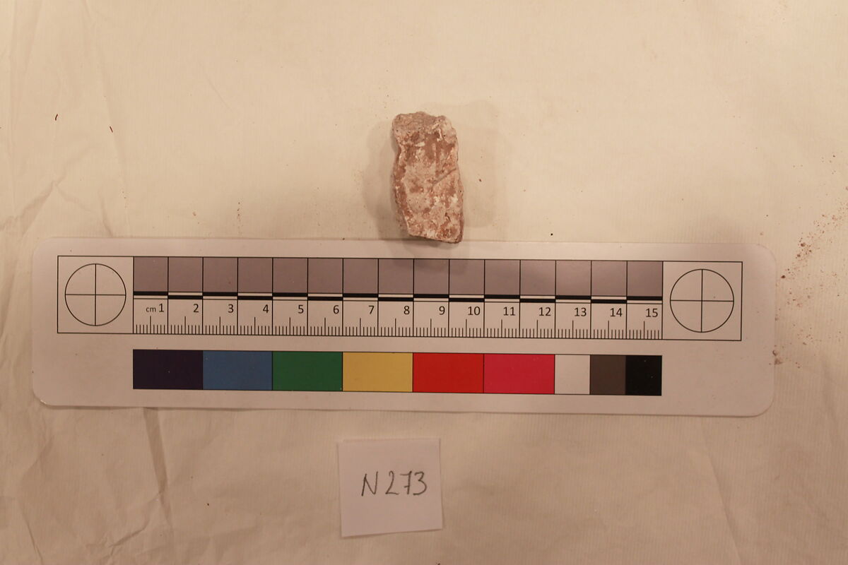 Stucco Fragment, Stucco; carved