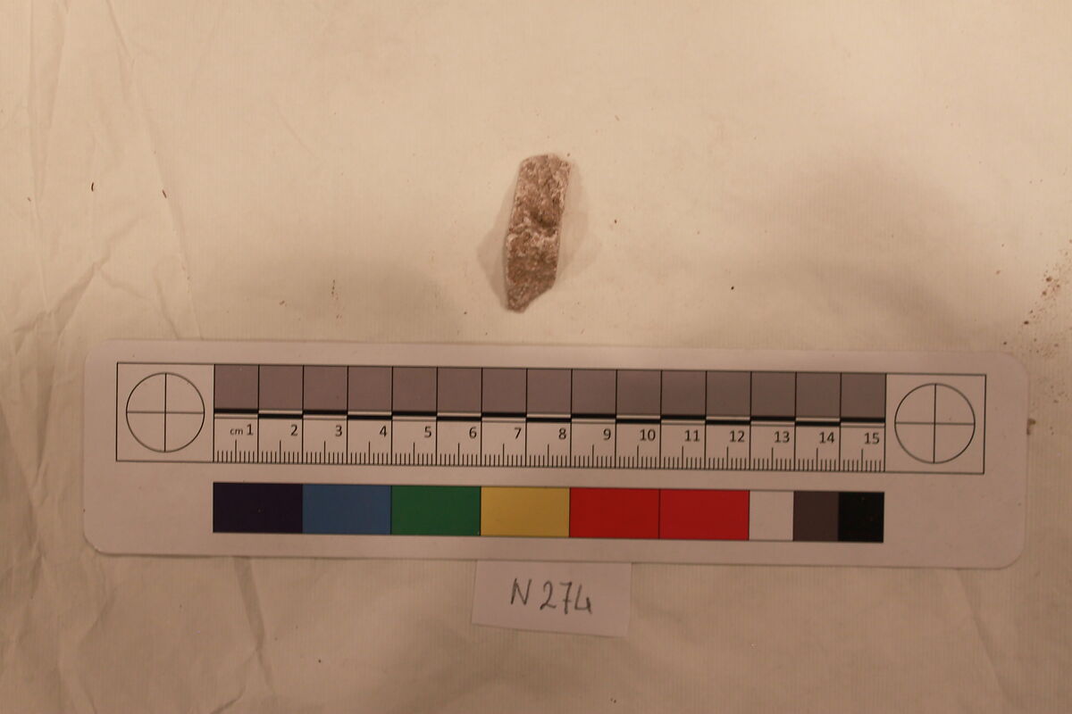 Stucco Fragment, Stucco; carved