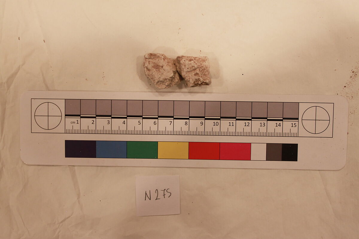 Stucco Fragment, Stucco; carved