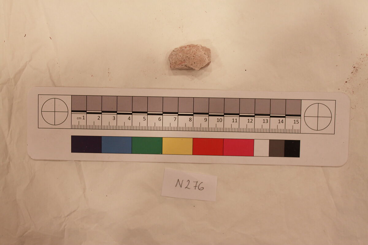 Stucco Fragment, Stucco; carved