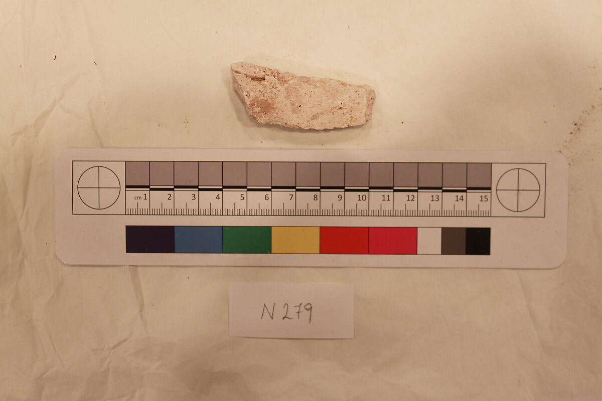 Stucco Fragment, Stucco; carved