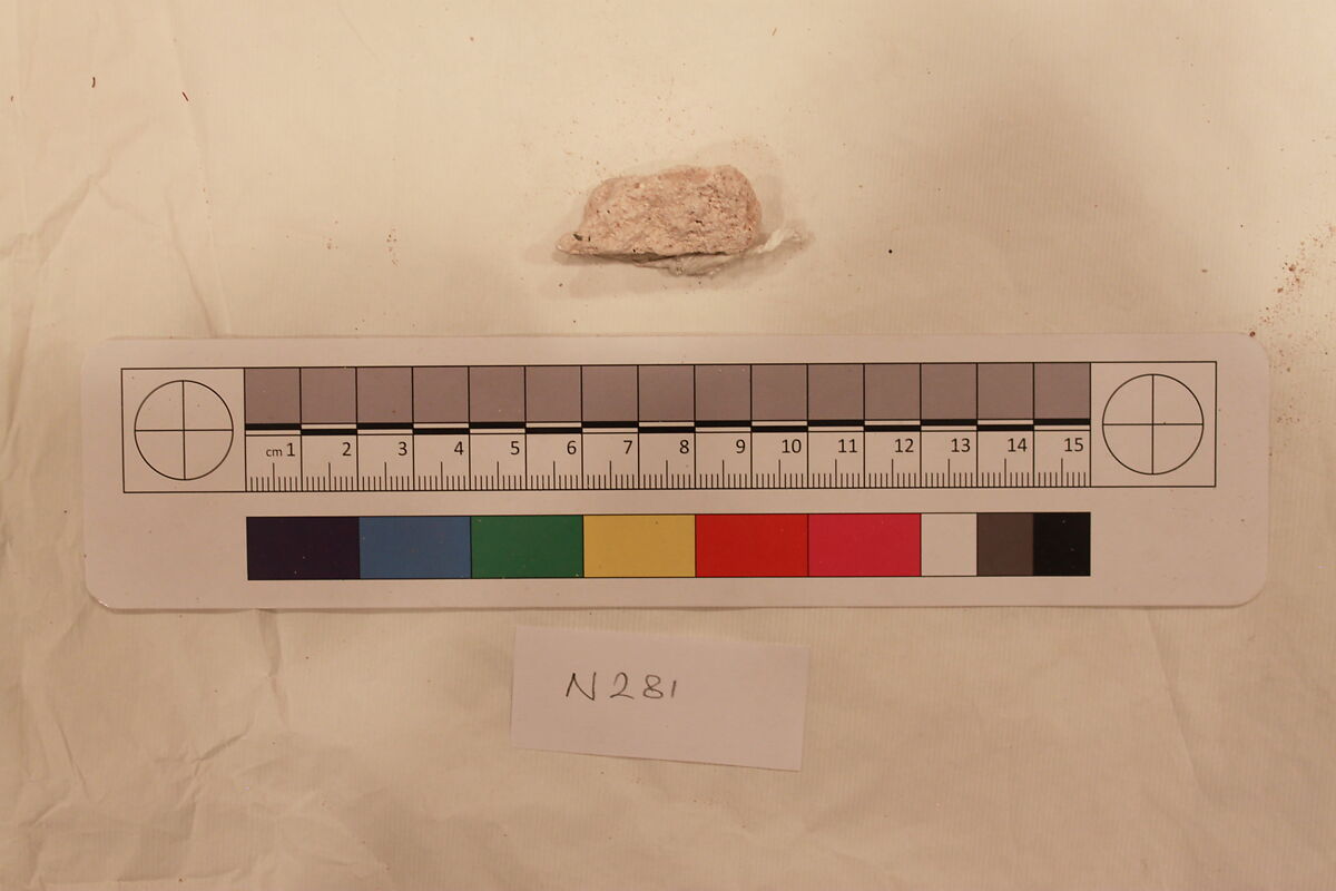 Stucco Fragment, Stucco; carved