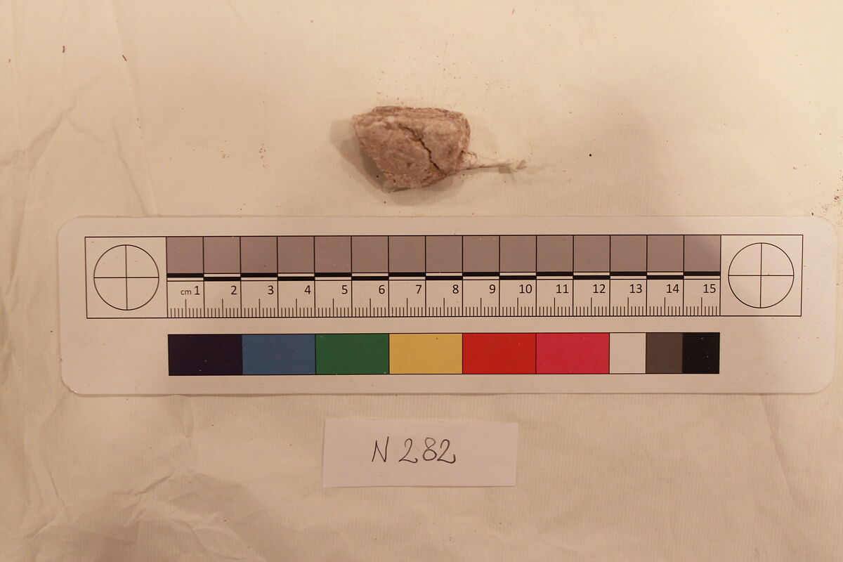 Stucco Fragment, Stucco; carved