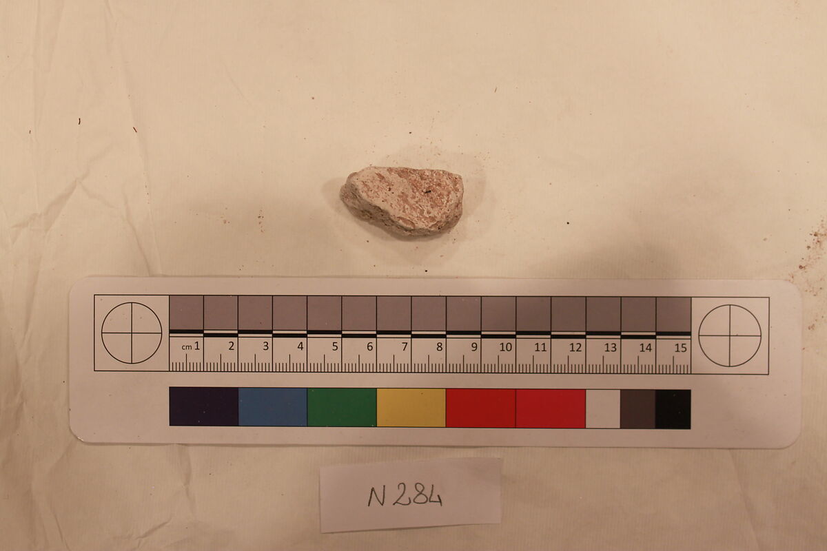 Stucco Fragment, Stucco; carved