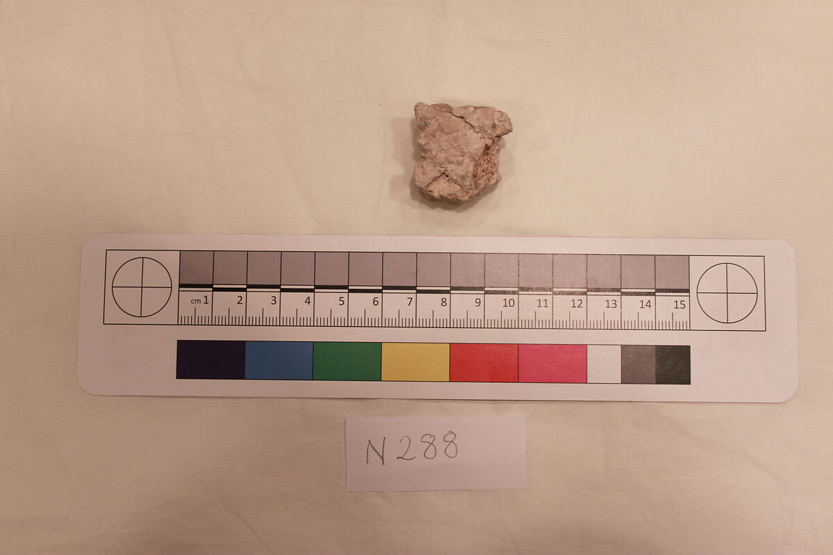 Stucco Fragment, Stucco; carved