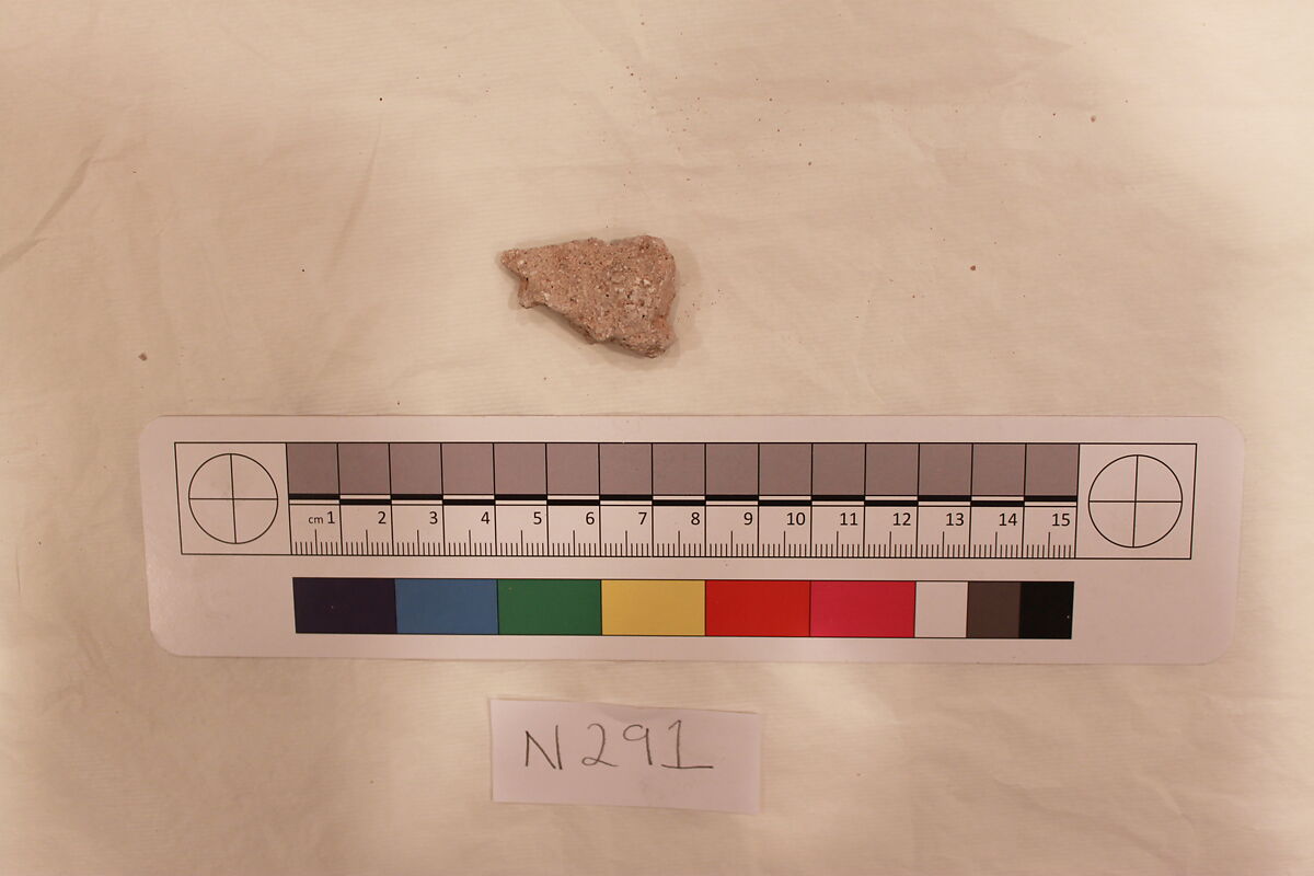 Stucco Fragment, Stucco; carved