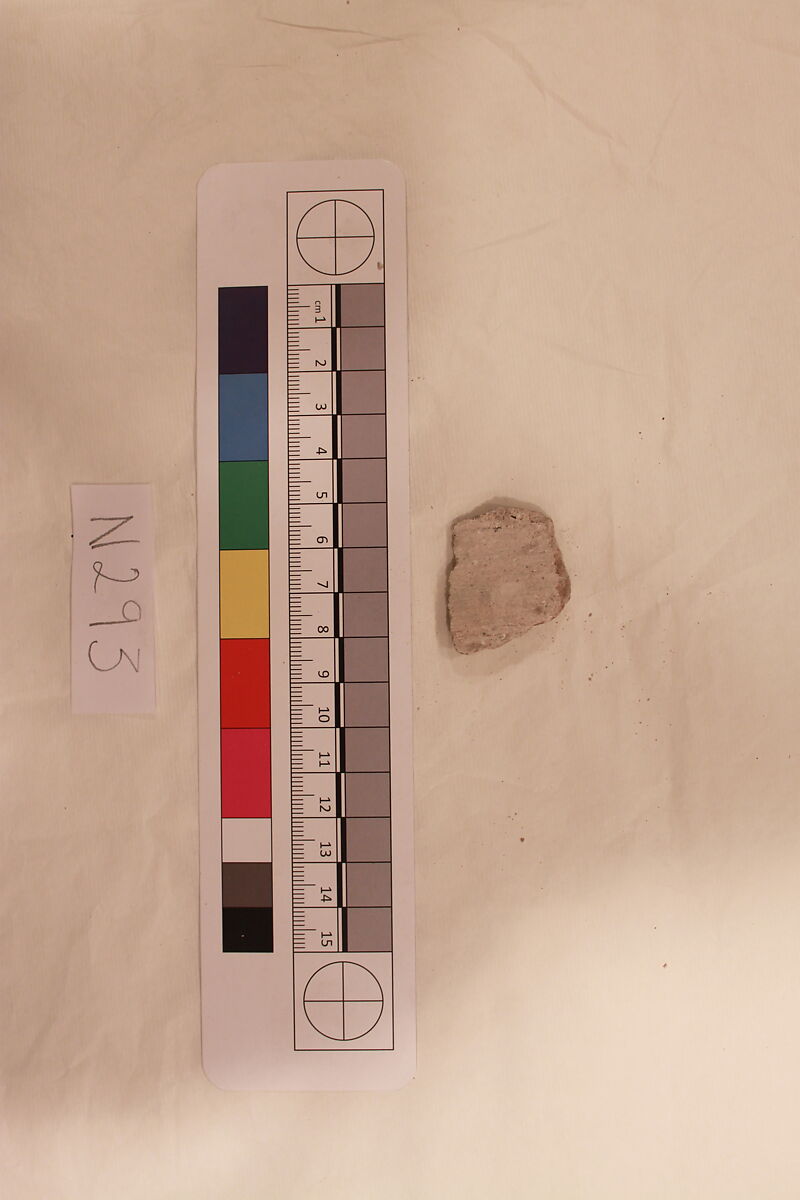Stucco Fragment, Stucco; carved, painted (?)