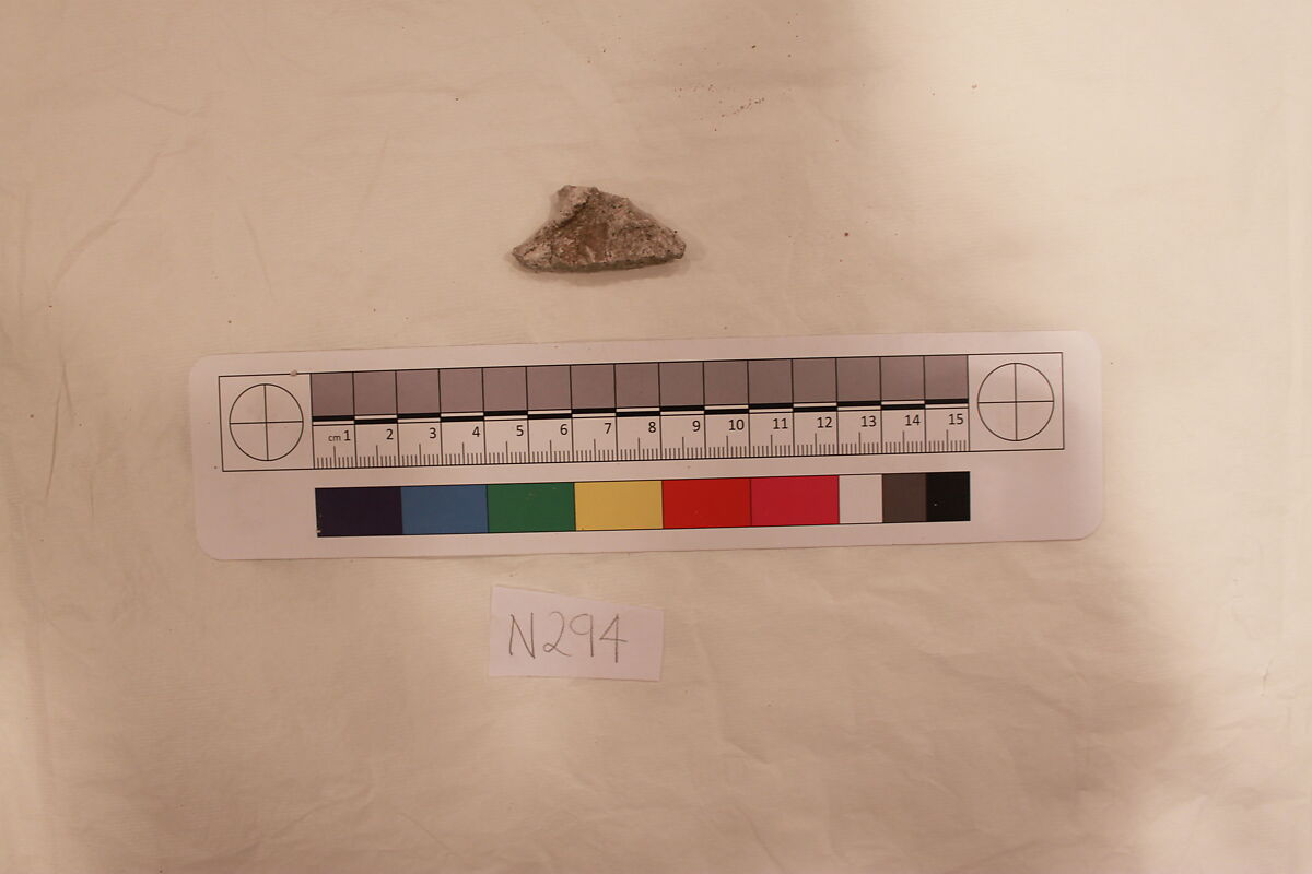 Stucco Fragment, Stucco; carved 