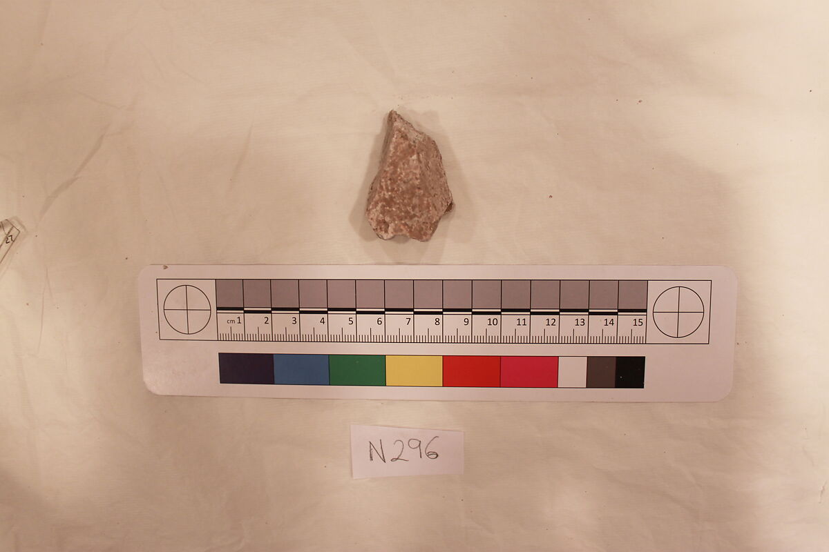 Stucco Fragment, Stucco; carved