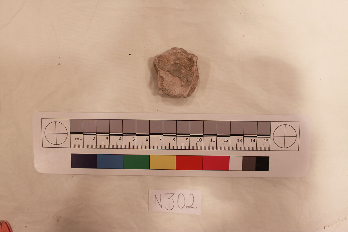 Stucco Fragment, Stucco; carved