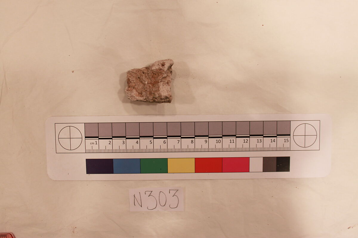 Stucco Fragment, Stucco; carved