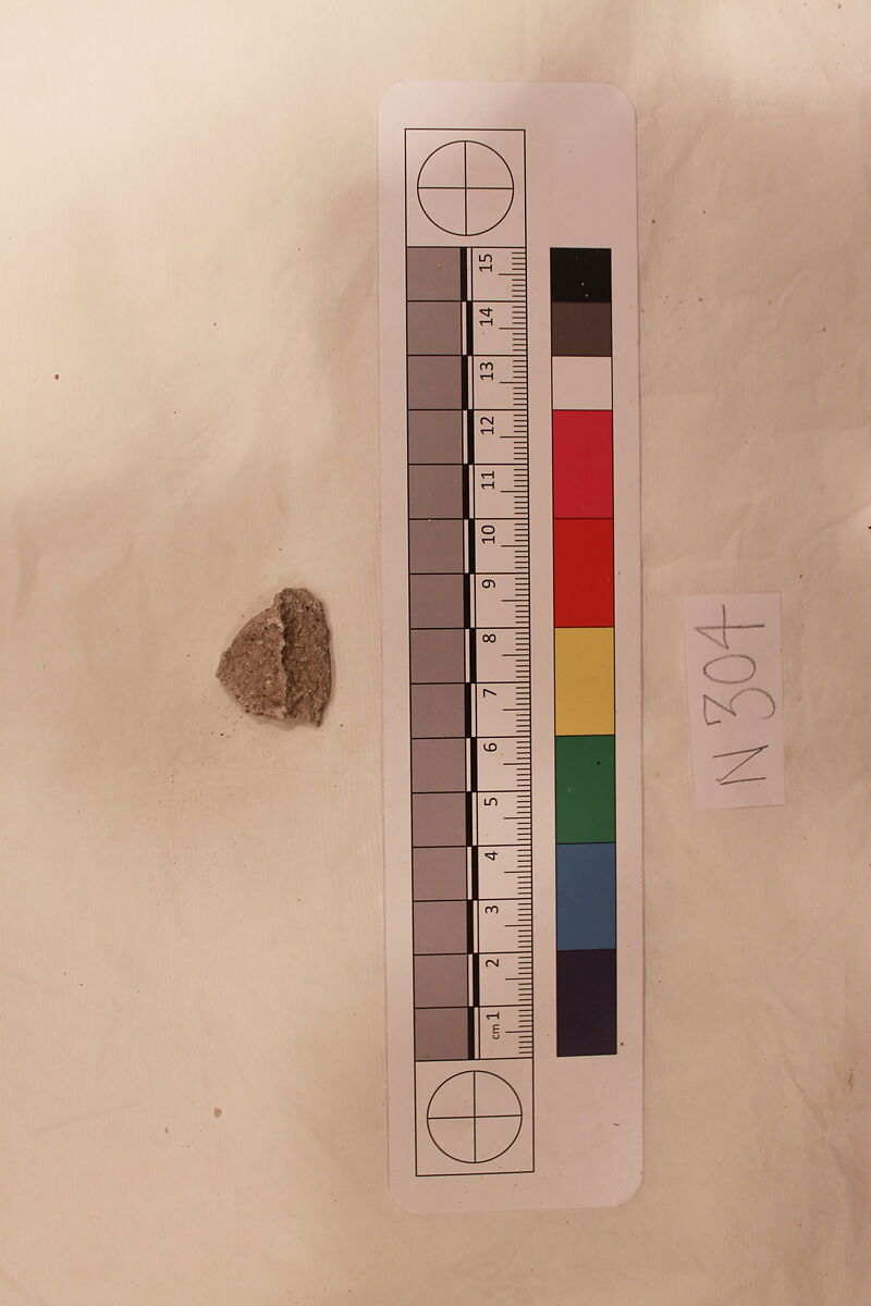 Stucco Fragment, Stucco; carved