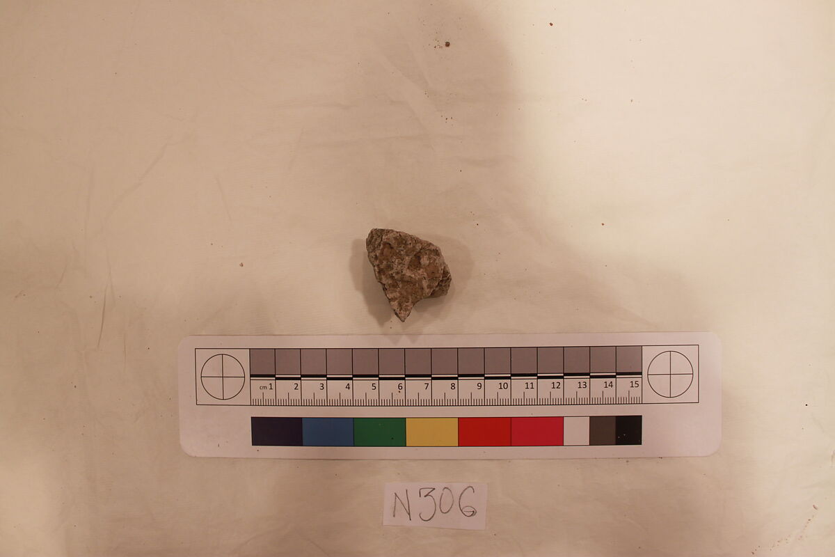 Stucco Fragment, Stucco; carved