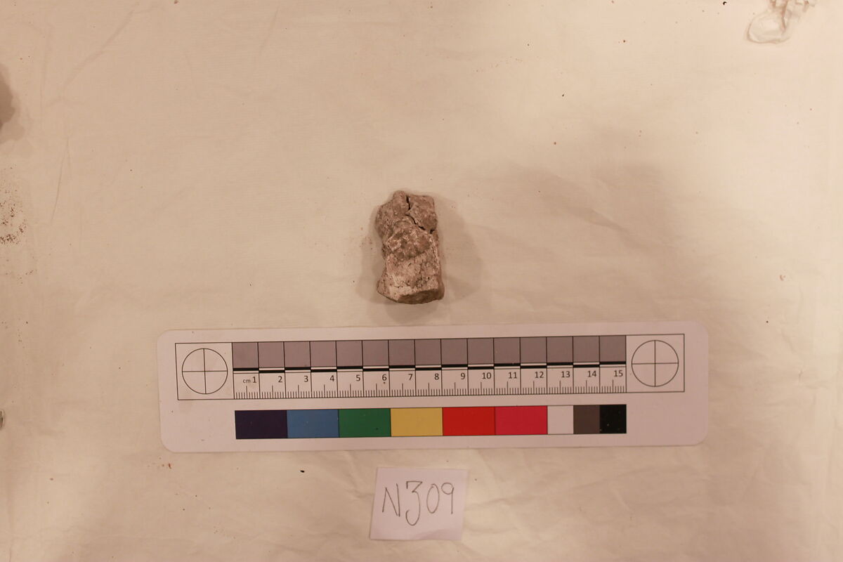 Stucco Fragment, Stucco; carved