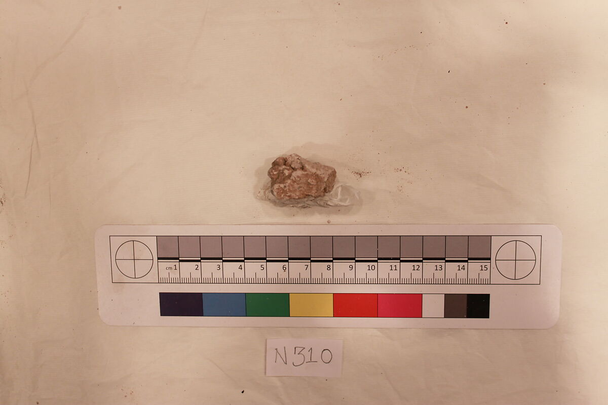 Stucco Fragment, Stucco; carved