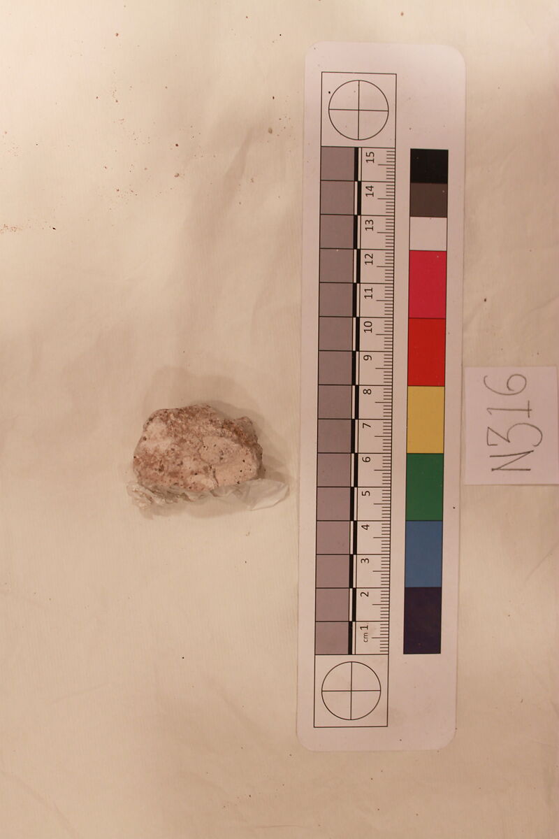 Stucco Fragment, Stucco; carved