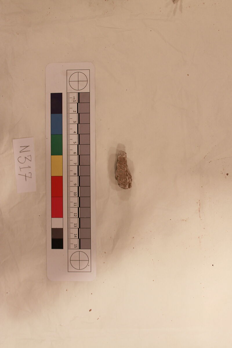 Stucco Fragment, Stucco; carved