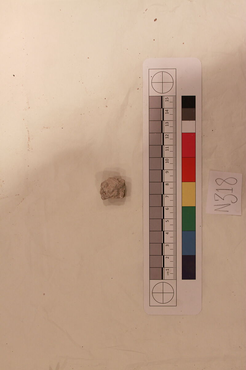 Stucco Fragment, Stucco; carved