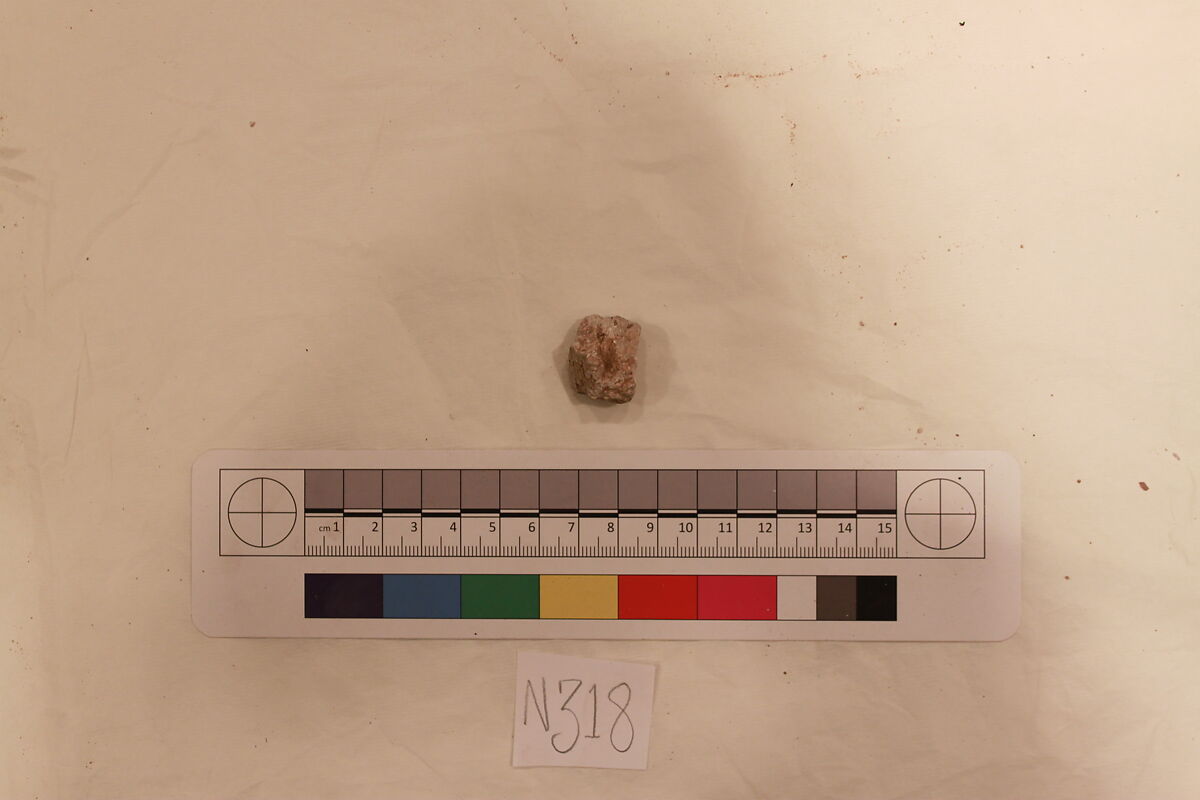 Stucco Fragment, Stucco; carved 