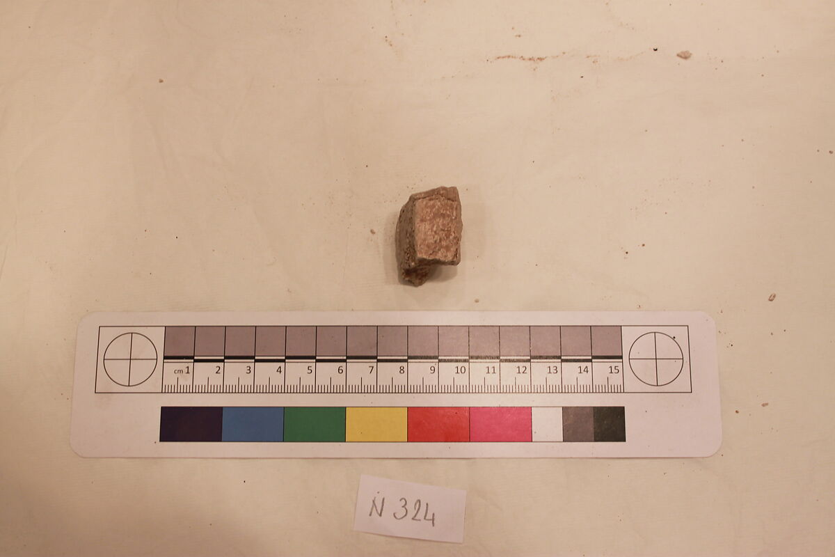 Stucco Fragment, Stucco; carved