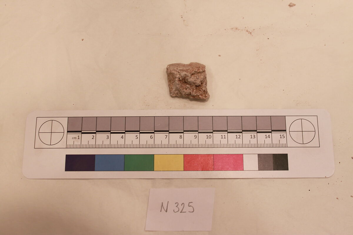 Stucco Fragment, Stucco; carved