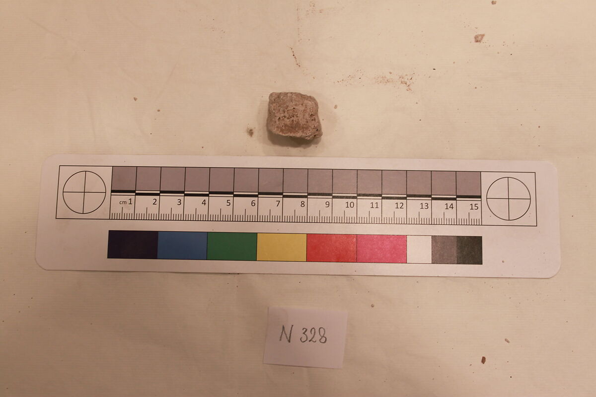 Stucco Fragment, Stucco; carved