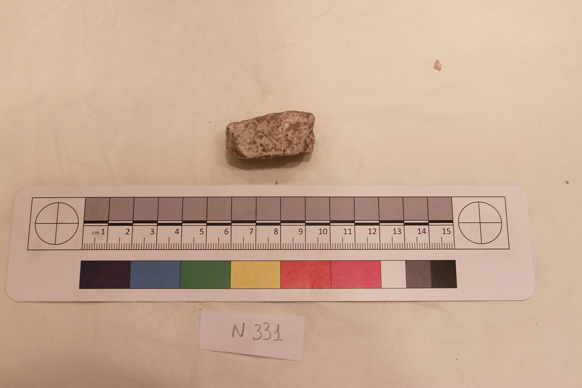Stucco Fragment, Stucco; carved