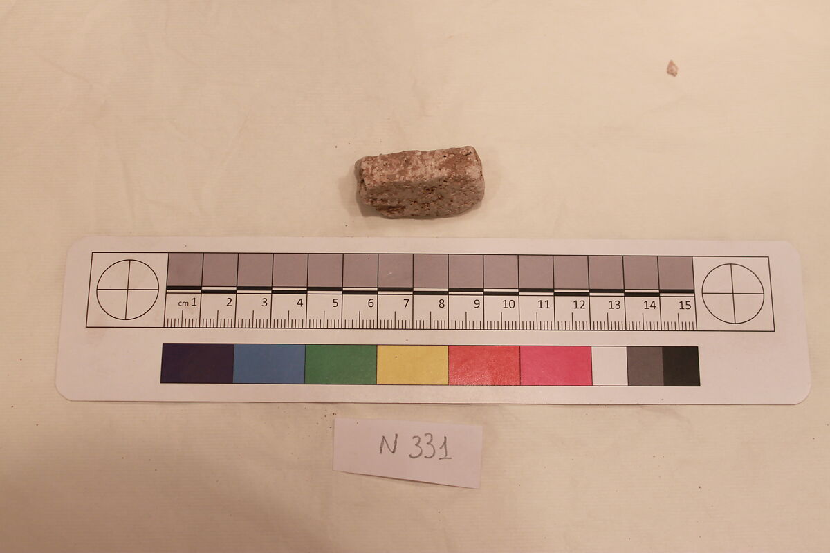 Stucco Fragment, Stucco; carved