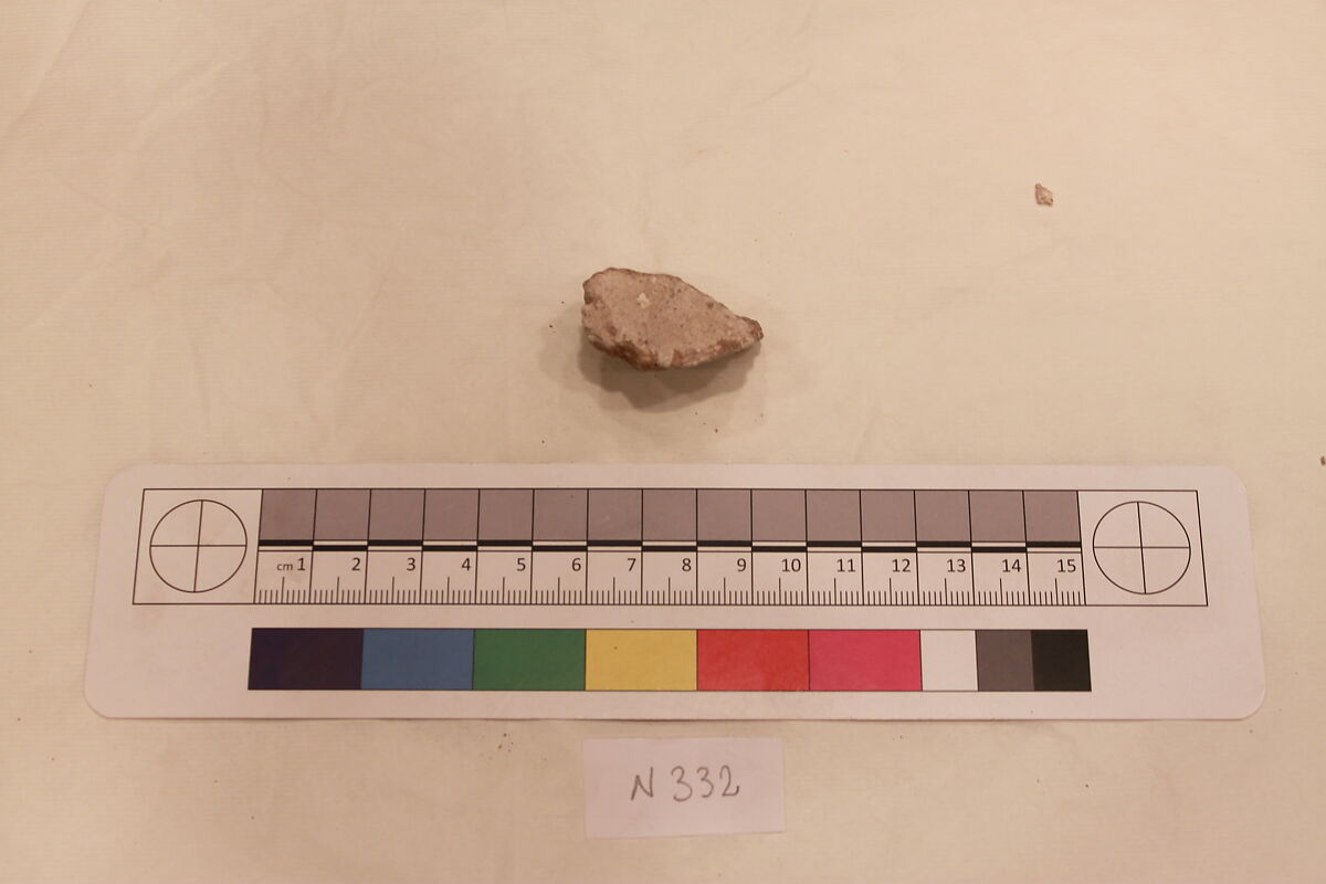 Stucco Fragment, Stucco; carved