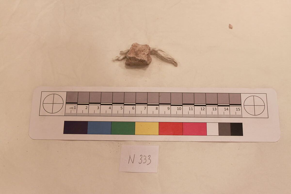 Stucco Fragment, Stucco; carved