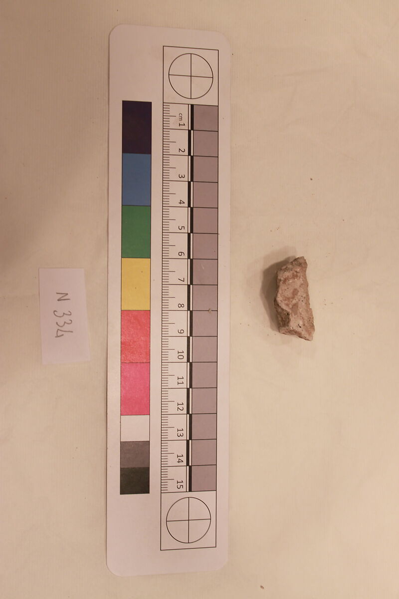 Stucco Fragment, Stucco; carved