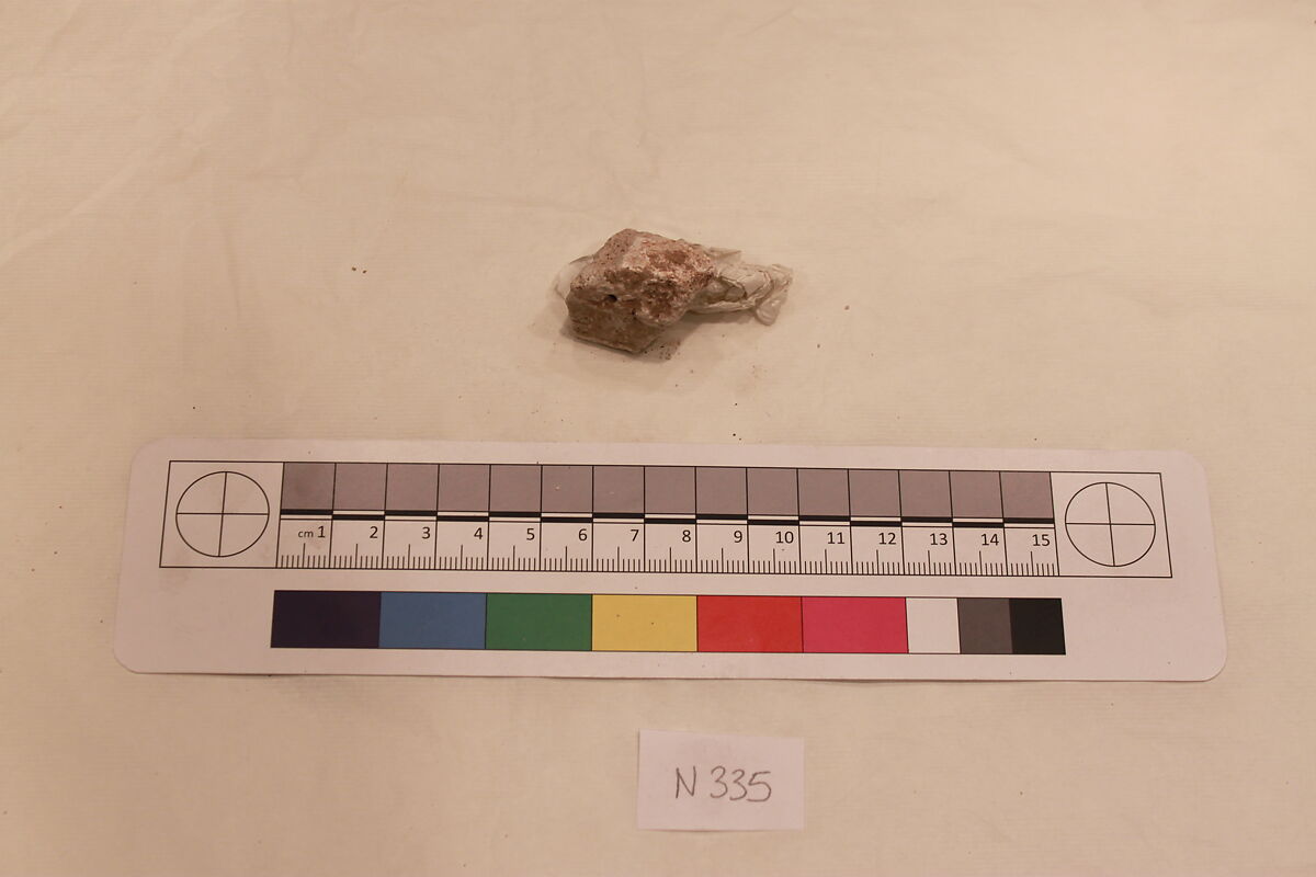 Stucco Fragment, Stucco; carved