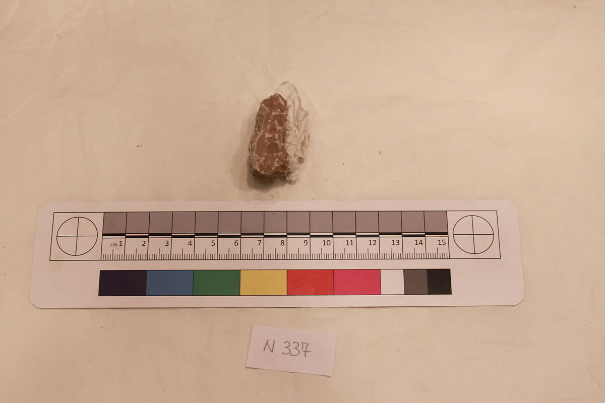 Stucco Fragment, Stucco; carved