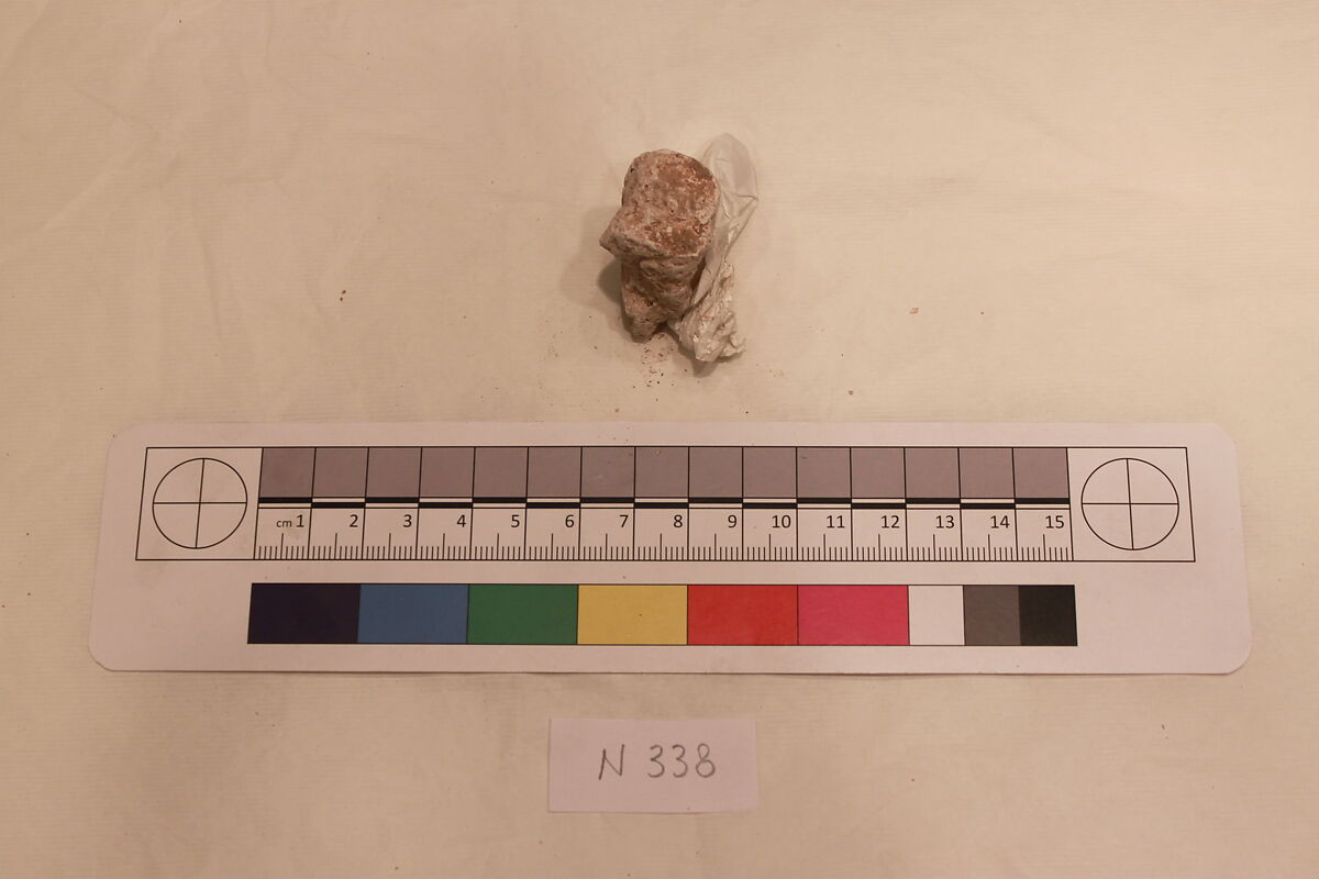 Stucco Fragment, Stucco; carved